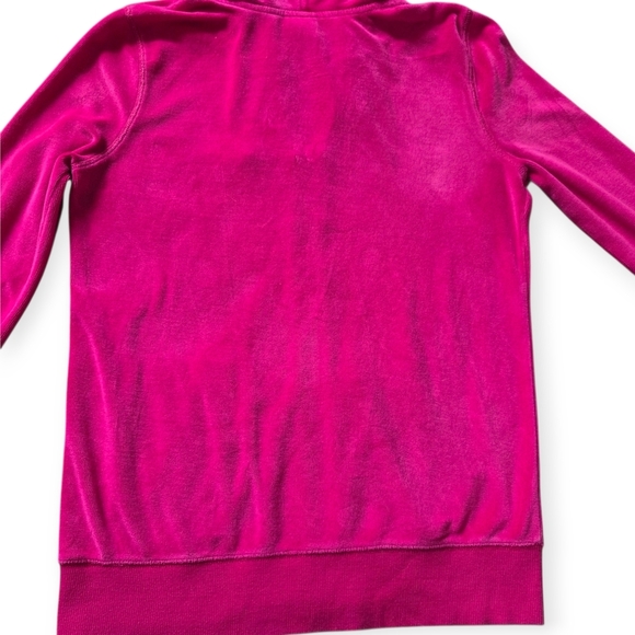 PINK Victoria Secret Velour Zip Hoodie, Pink, Size Small - Picture 3 of 9
